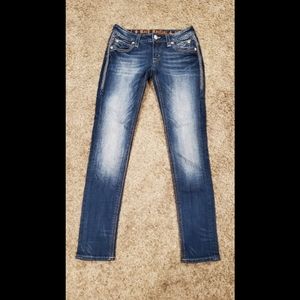 Women's Rock Revival Jeans 27 Lillian Skinny